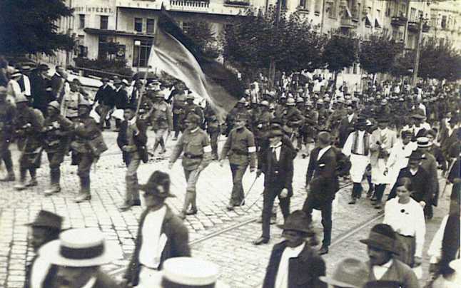 Trupele Române la Timișoara