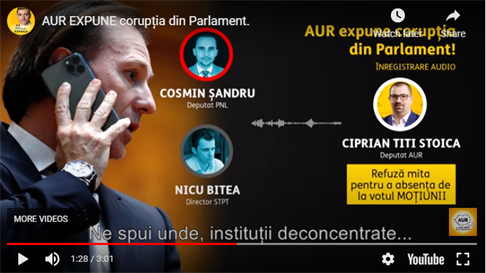 AUR expune corupția: scandal de mituire cu „bătaie” în Timiș!